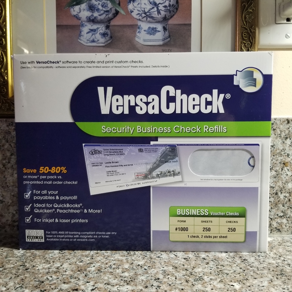 Versacheck Security Business Check Refil(open box)